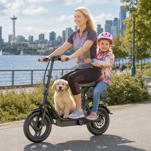 500W Electric Scooter with Seat & Storage – 22MPH, Foldable for Adults & Kids, Perfect for Family Rides ‍‍