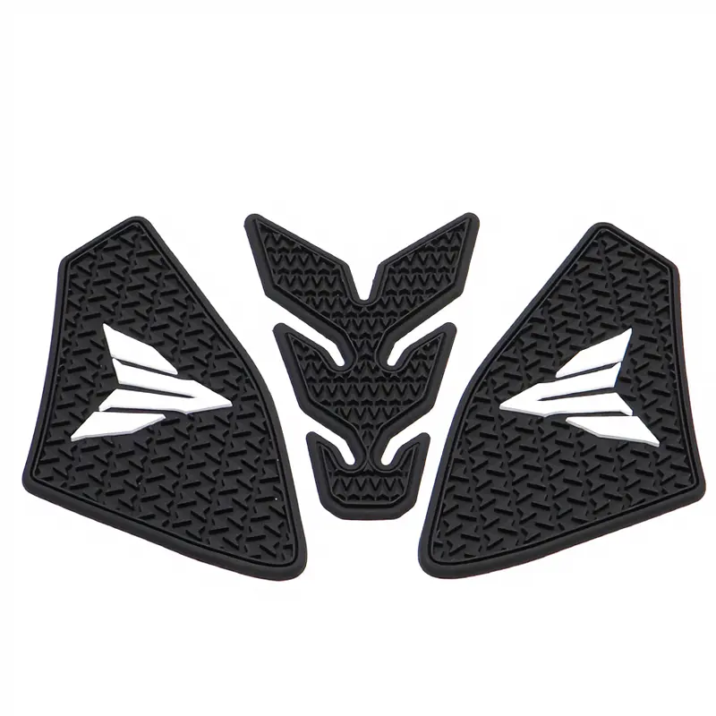 Yamaha MT09 Tank Traction Pads, 3-Piece Anti-Slip Grip Stickers with Full Paint Protection for Daily Riding in All Weather Conditions