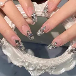 Baroque Style Nail Jewelry Display Box, Girl Gift, Home Decor, Vintage Ornament, 1pc, Perfect for Girls' Gifts