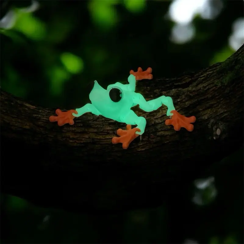 Glow in the dark tree frog