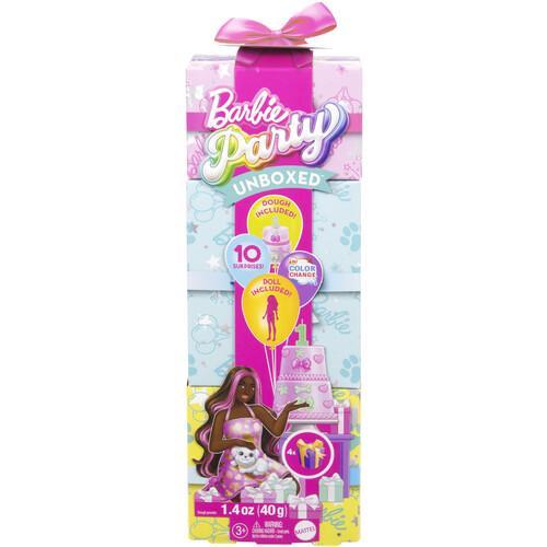 Mattel - Barbie Party Unboxed Doll & Accessories, Pet Birthday Series, Shimmerin' Hearts Set  [Collectible Figurine/Statue/Bust] Paper Doll