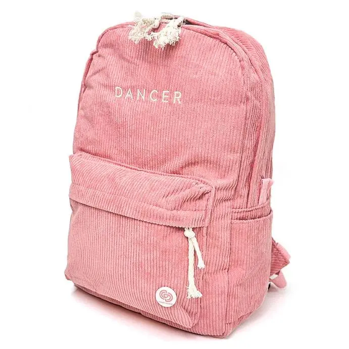 Covet Dance Corduroy Dance Backpack - Comfortable Design for Everyday Use
