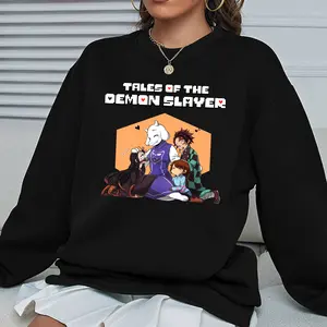 Tales of the D3m0n Sl4y3rs Tshirt, Undertale x D3m0n Sl4y3r Inspired Sweatshirt, Pixel RPG Anime Crossover Hoodie, Retro Fantasy Anime Crewneck