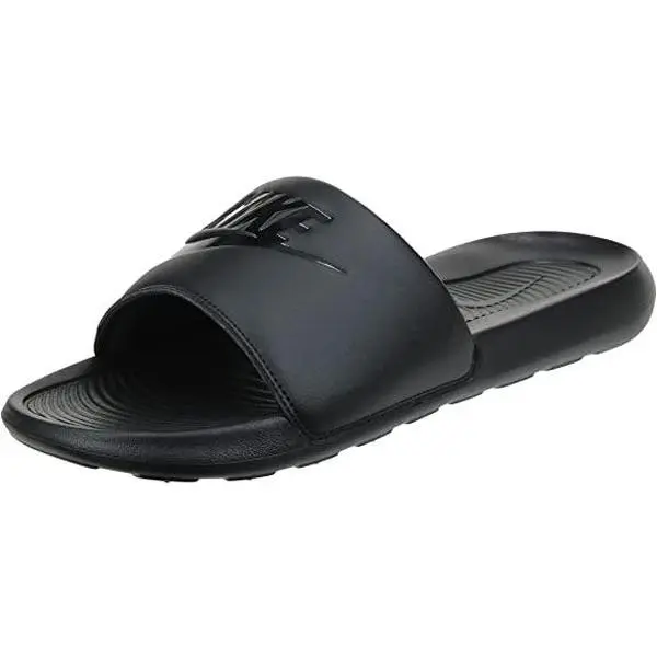 Men's Nike Victori One Slide Black/Black-Black (CN9675 003)