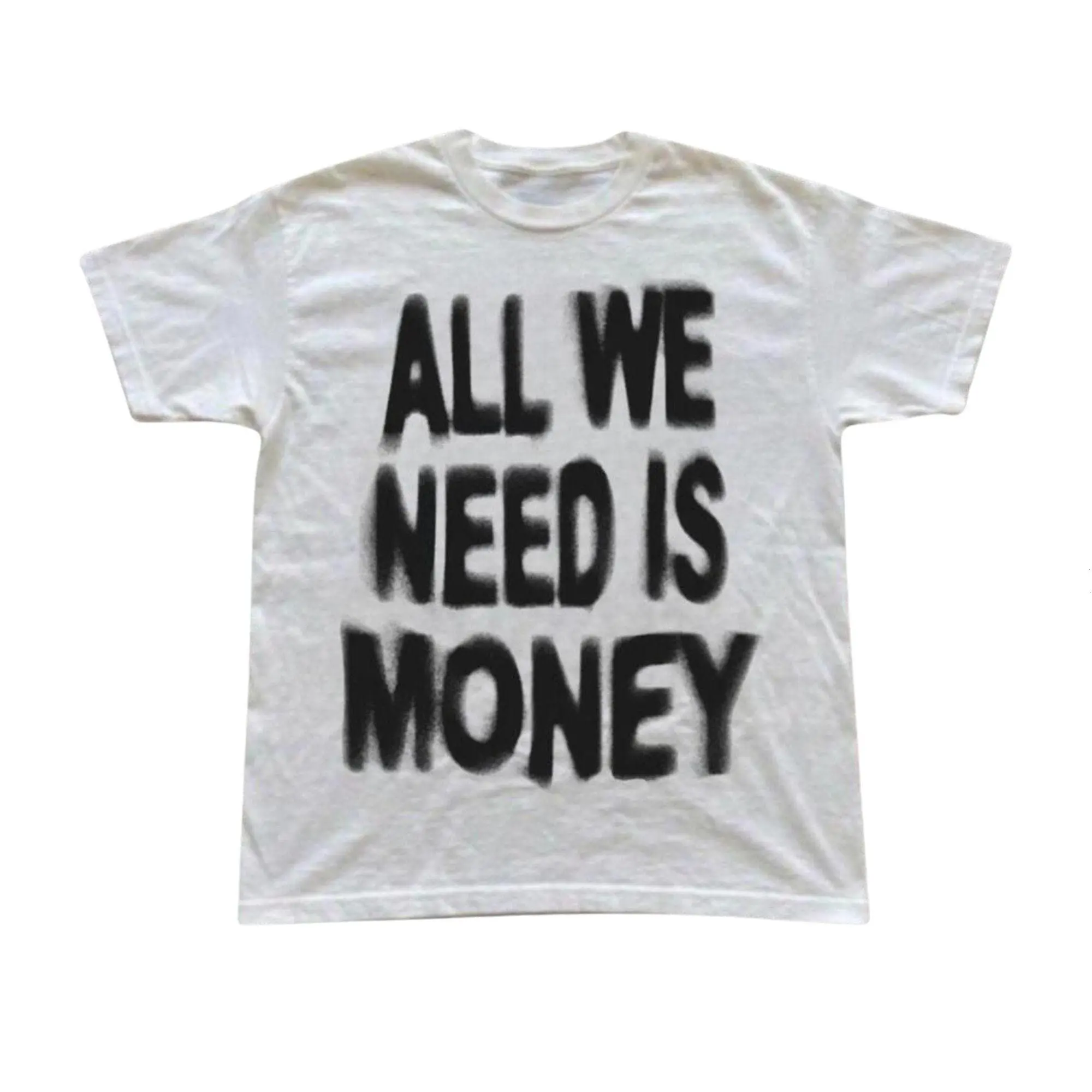 Spray Paint Money Tee - White Urban Streetwear Shirt