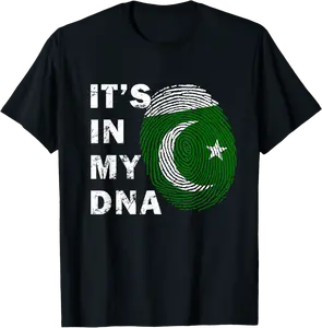 Pakistan In My DNA Pakistani Flag Proud Pakistani Boy Girl T-Shirt - Keylamartine Shop 80B08D96BGCW