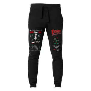 Elvira Wink Xmas Sweater Men's Black Joggers