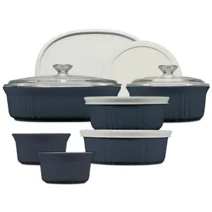 CorningWare® French Colors 12-piece Oval Bakeware Set, Navy