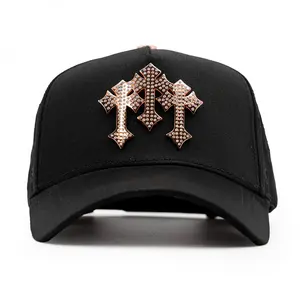 Chrome Rose Gold Barbas Hats Limited Edition Embroidered Baseball Cap Adjustable Snapback Hat for Women Men Unisex Fashion Trend Travel Hiking Cycling Running Sports Fitness Birthday Gift Christmas Gift