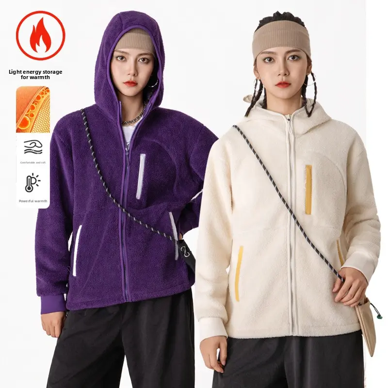 The Go-To Fleece: Unisex Hooded Jacket Cloud-Touch Fabric| Anti-Static| All-Day Comfort