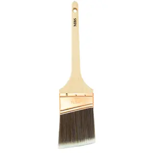 MBS 3" Angle Brush, Premium Series, Wood Handle – import_2021_10_29_212114, Paint Brush