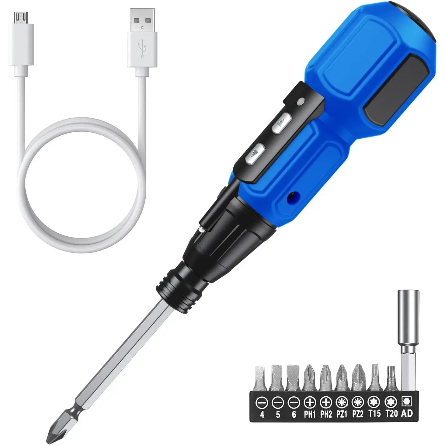 Electric , Cordless Electric , 12 in 1 Cordless Power Repair Tool Kits with 10 Bits and 1/4 inch Bit Holder, LED Lights,  , for Phones,Toys, PC