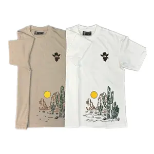 Desert embroidery t-shirt