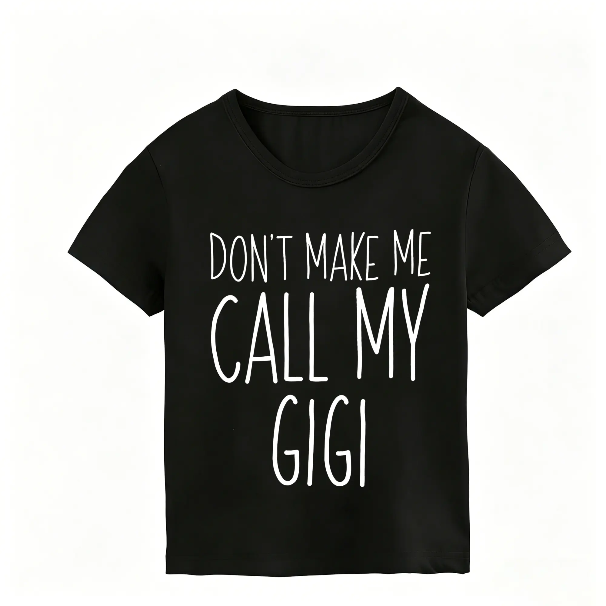 Don't Make Me Call My Gigi Shirt Funny Kids Boy Girl Funny Aesthetic Graphic Kid T-Shirt Casual Kid T Shirts Trending Tops Tees for Kid100,Glow-in-the-Dark,Boys',Uniform,Short Sleeve Polo,Crewneck,Undershirt Pack