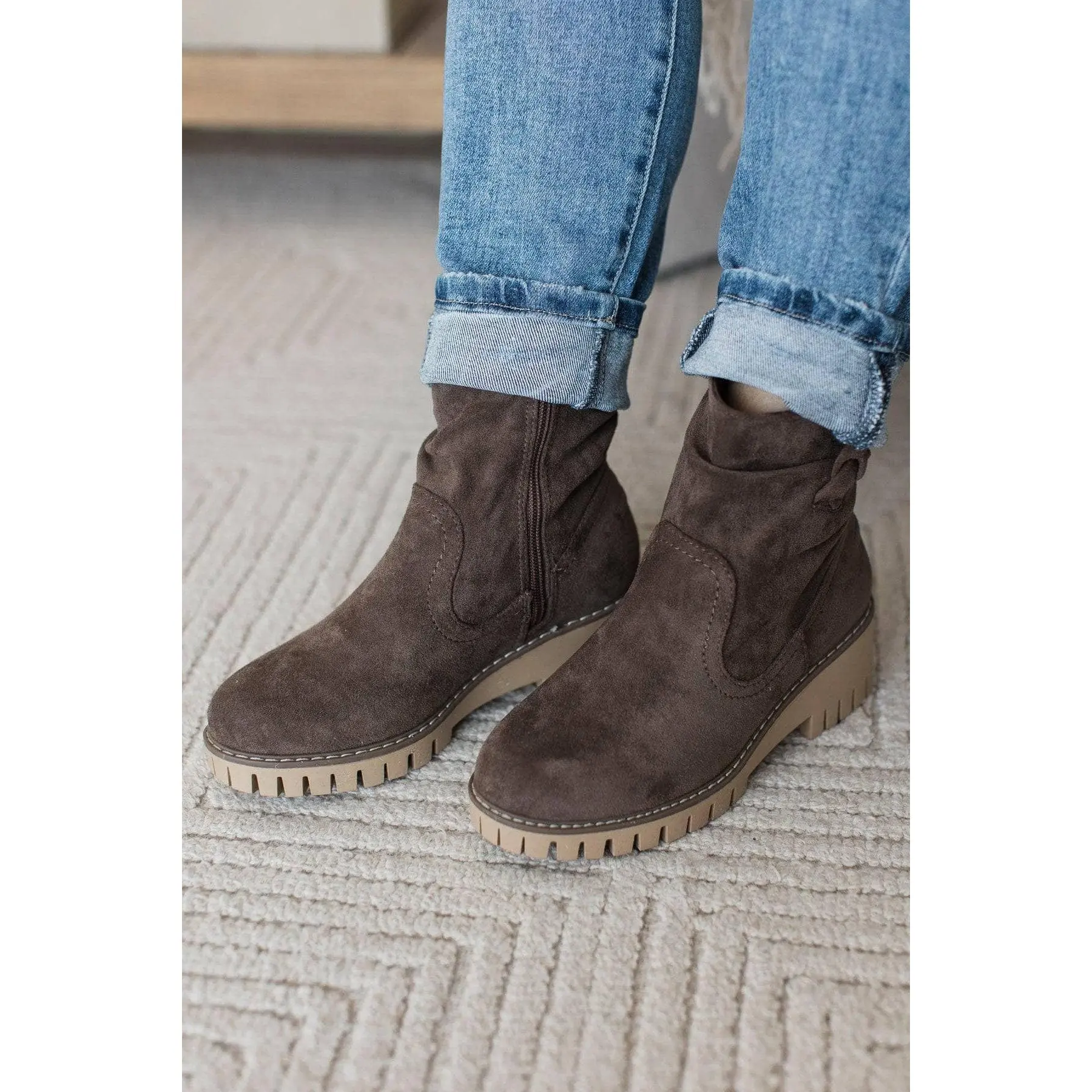 Very G Demi Boots- Taupe