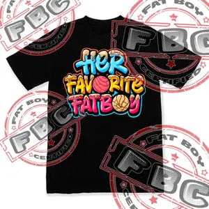 Her Favorite Fatboy Pan Dulce Casual Tee Menswear Top