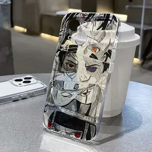 Kakashi Sasuke Phone Case for iPhone 16 15 14 13 12 11 17 Pro Max Plus mini Air Anime Itachi Naruto Obito Soft Cover