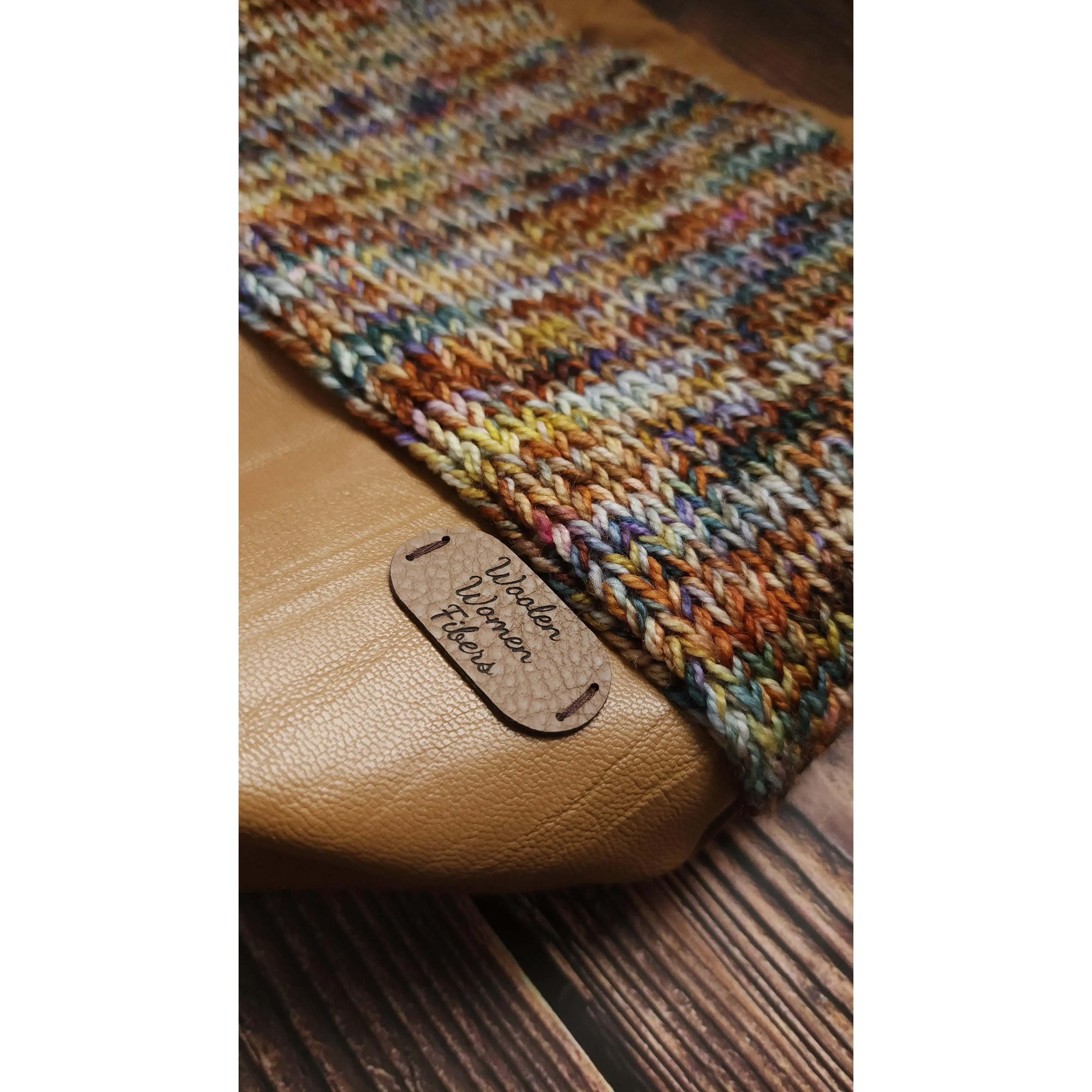 Keep Calm and Carry Yarn Knitted Knapsack
