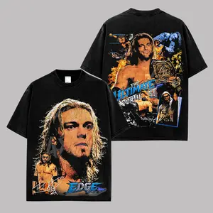 'The Rated-R Superstar' Edge WWE Graphic Premium Cotton T-Shirt For Wrestling Fan, Ultimate Opportunist Legend Fan Shirt, Adam Joseph Copeland Merch, Edge Inspired Shirt Gift Tee