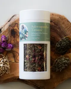 Ashwagandha Tinsane - Stress Relief Tea for Calm & Anxiety Support | Adaptogenic Herbal Blend