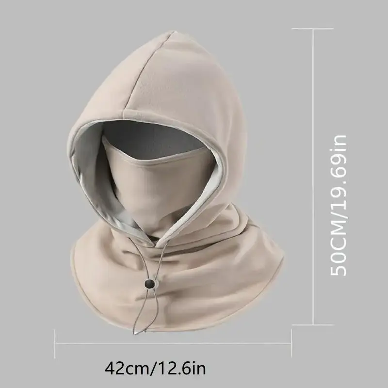 One-piece flannel warm mask hat, outdoor cycling windproof and cold autumn and winter style, warm hat with neck mask One-piece flannel warm mask hat, outdoor cycling windproof and cold autumn and winter style, warm hat with neck mask