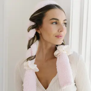 Cozy Confidence White Curlband - Heatless Curlband