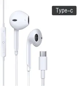 Type C Wired Earphones High Performance Earbuds Electronic Audio Digital