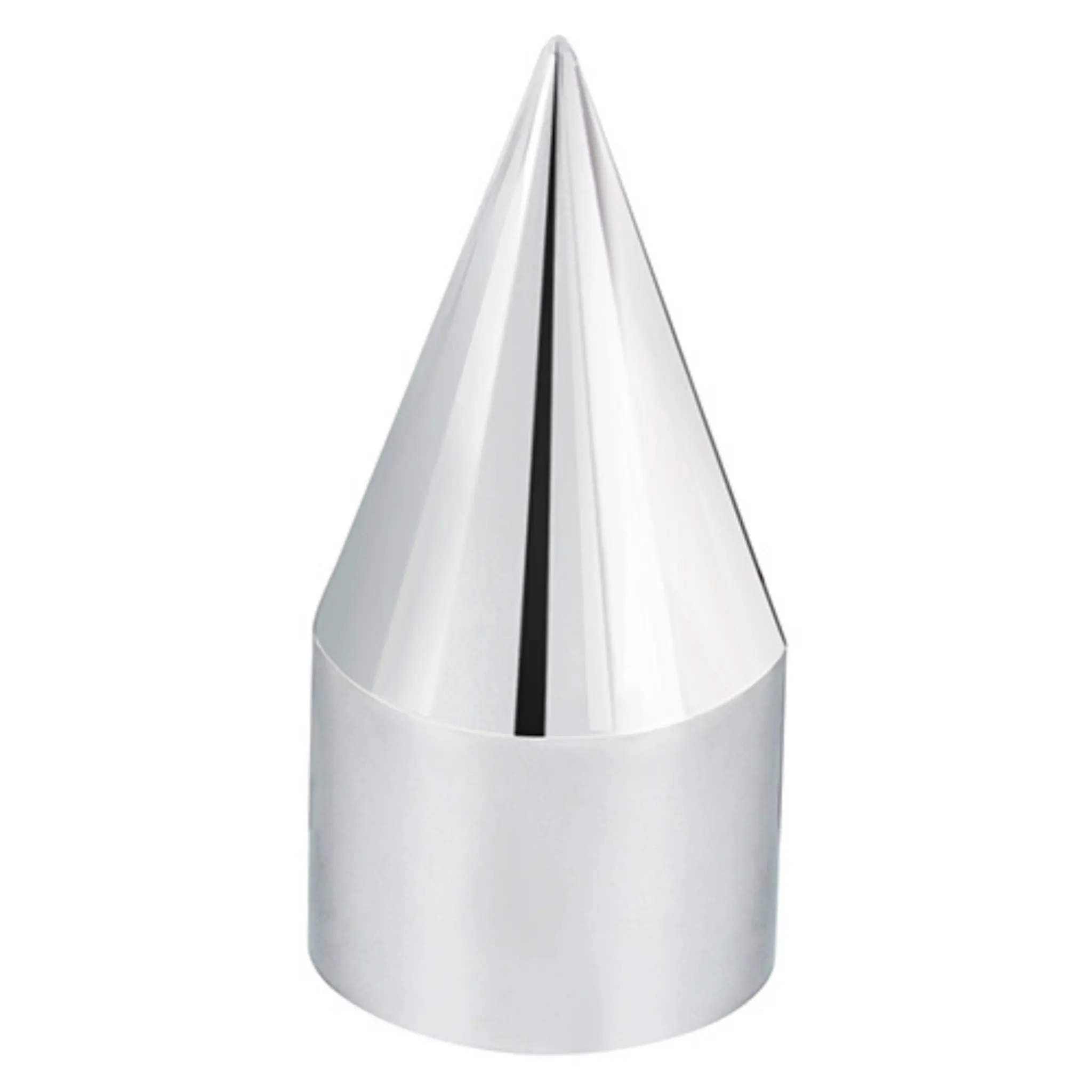 United Pacific 10007 Thread-On Chrome Plastic Spike Nut Cover, 33mm x 4.125in Wheel Disc Cover for Automotive & Motorcycle Wheel Accessories