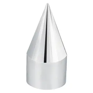 United Pacific 10007B – 33mm x 4-1/8" Chrome Plastic Spike Nut Cover – Thread-On