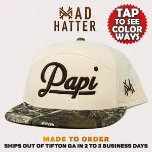Papi Embroidered Premium Trucker Hat Papi Embroidered Premium Trucker Hat