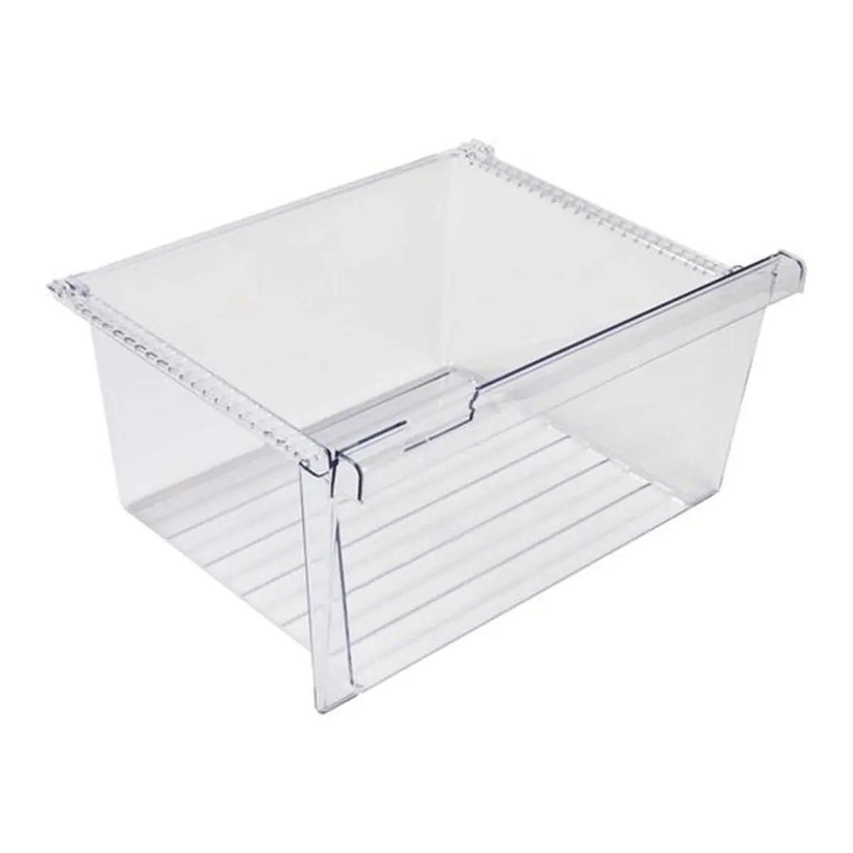 Whirlpool WPW10292504 Genuine OEM Replacement Refrigerator Crisper Drawer - RC CR SE HUM Compatible, Durable Construction, Transparent Plastic Bin for Fruits and Vegetables, Enhances Equipment Performance, Genuine Oem Replacement Part