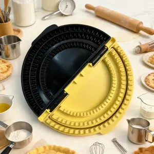 3-in-1 Tortilla Sealer with Shark Tooth Crimper - Adjustable 6"-12" BPA-Free, Dishwasher Safe Durable for Home/Parties, Ideal for Families & Caterers