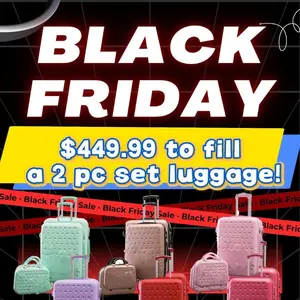 【 Black Friday 】$449.99 to fill  a 2 pc set luggage!