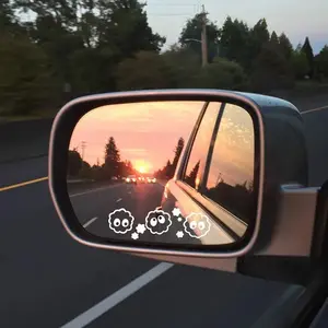 Japanese anime inspired car stickers for smoke sprites, decorative rearview mirror exterior accessories, Automotive Accessories, car stickers