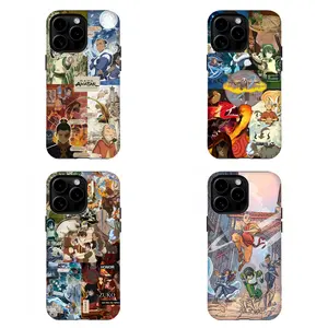 Retro Avatar The Last Airbender Collage Phone Case,Tough phone case,for iPhone 17 16 15 14 13 12 11 Pro Max X XS for Samsung S21–S25 Plus Ultra,Gifts For Fans, Phone Accessories