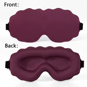 Cloud-Like Comfort Sleep Mask with Zero-Pressure Lash Design, 100% Blackout for Total Darkness, Ultra Soft Skin-Friendly Sleeping Aid, Sleep Eye Mask