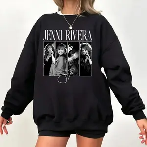 Jenni Rivera Albums Sweatshirt, Retro Music Shirt, Jenni Rivera Shirt, Classic Fan Hoodie, Gift For Fan, Unisex Sweater Pullover Tee