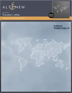 Traveler's Atlas 3D Embossing Folder