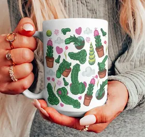 [Sale up to 30%] Hidden Cactus Penis Mug, Inappropriate Gag Gift, Funny Adult Humor