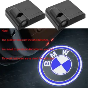 2/4PCS Wireless Car Door Led Logo Laser Projector LED Welcome Light Ghost Shadow Night Light For BMW M Performance E30 E36 E39 E46 E60 E90  G20 X2 X1 X3 X5 E7 E87 E60 E90