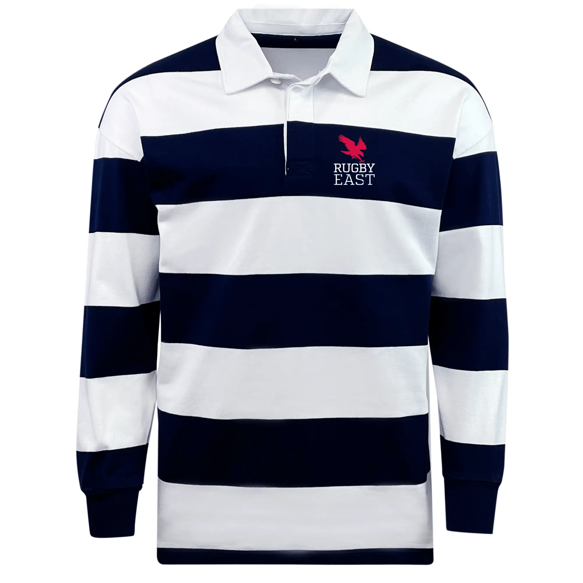 Rugby East Conference Classic Long Sleeve Hooped Rugby Jersey