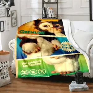 Gremlins 15 patterned printed blanket, a blanket for the living room, bedroom, office and lunch break, a portable blanket suitable for all four seasons, a holiday gift for family and friends, and a Christmas de