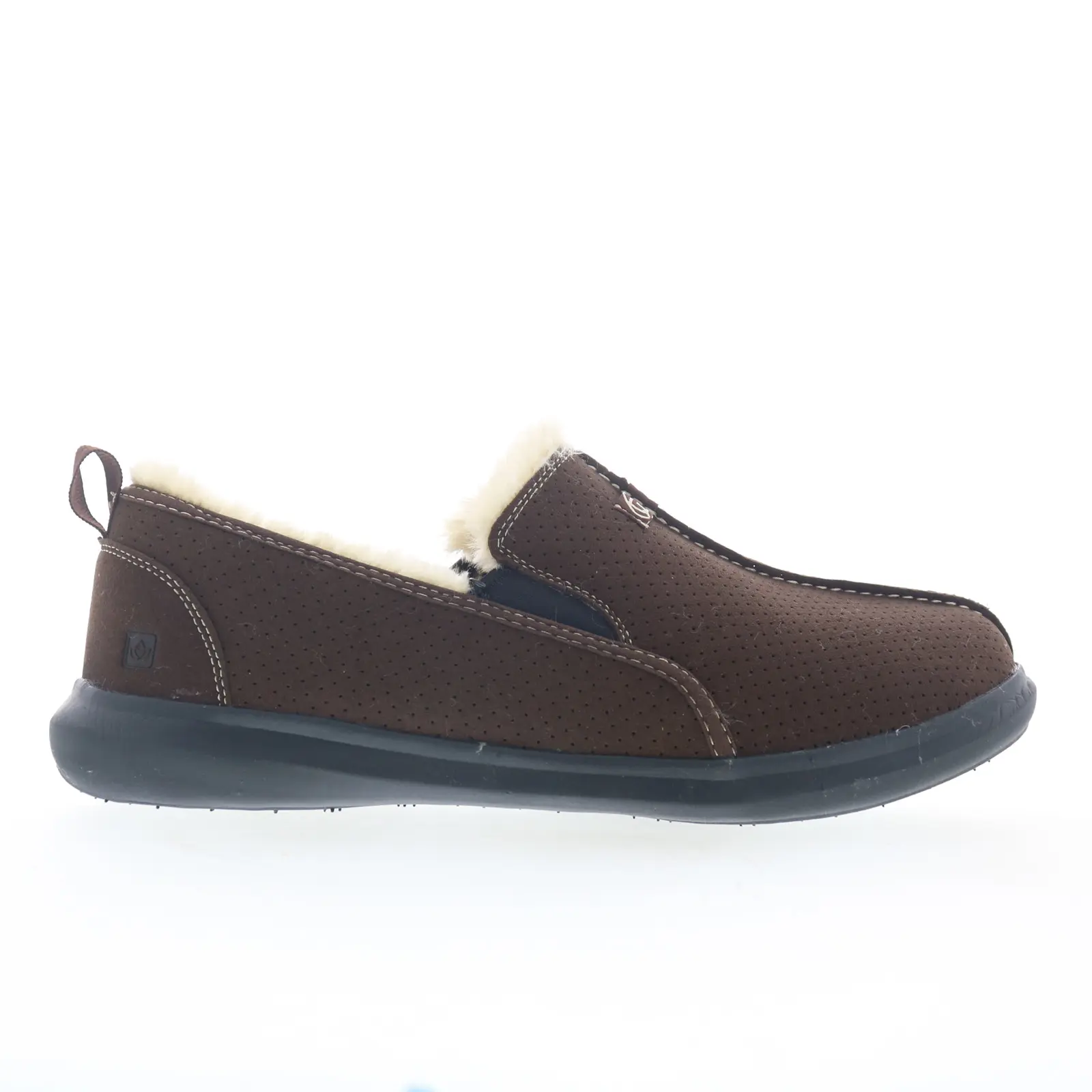 Spenco Supreme Slipper 39400 Mens Brown Synthetic Loafer Slippers Shoes