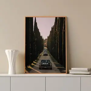 Luxury Vintage Poster – Retro Old Money & Cars Print, Stylish Home Decor, Fashion Wall Art