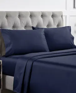 Luxury 1000 Thread Count Bed Sheets Set - 100% Cotton Sateen - Soft, Thick & Deep Pocket