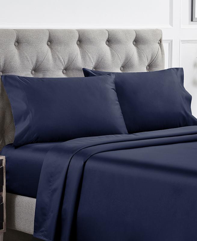 Luxury 1000 Thread Count Bed Sheets Set - 100% Cotton Sateen - Soft, Thick & Deep Pocket
