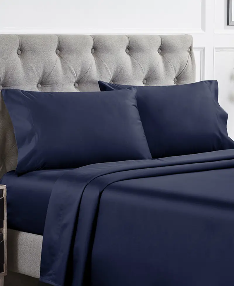 Luxury 1000 Thread Count Bed Sheets Set - 100% Cotton Sateen - Soft, Thick & Deep Pocket