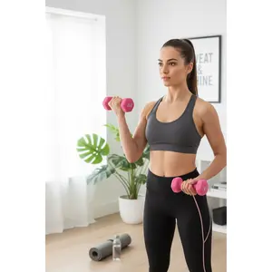 Weights Dumbbell Set, Neoprene Dumbbells with Non-Slip Grip for Easy Tone & Strength Training at Home