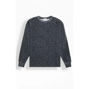 JOKES ON YOU Men's Staff Leopard Long Sleeve T-Shirt - Multicolor