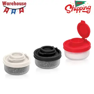 Salt and Pepper Shakers Moisture Proof Mini Salt (Small,3 pack)